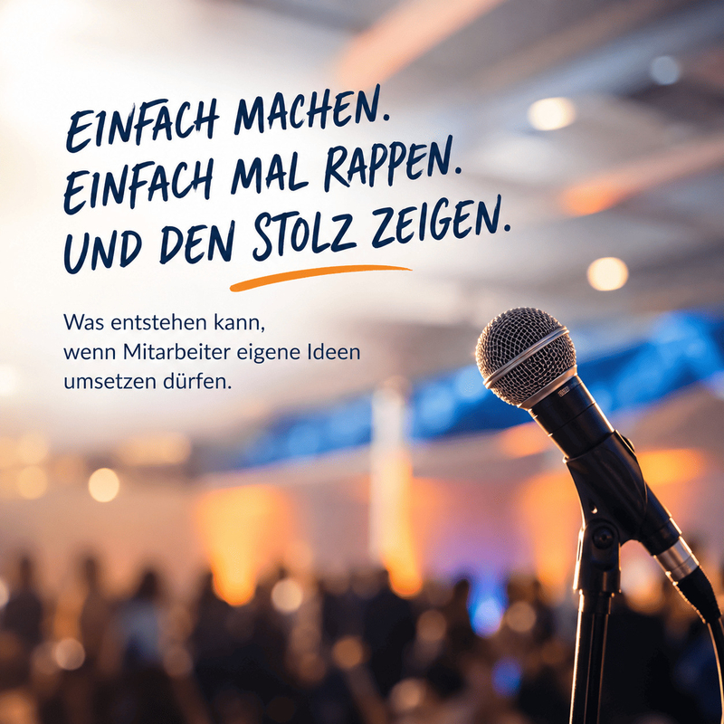EINFACH MACHEN, EINFACH MAL RAPPEN UND DEN STOLZ ZEIGEN