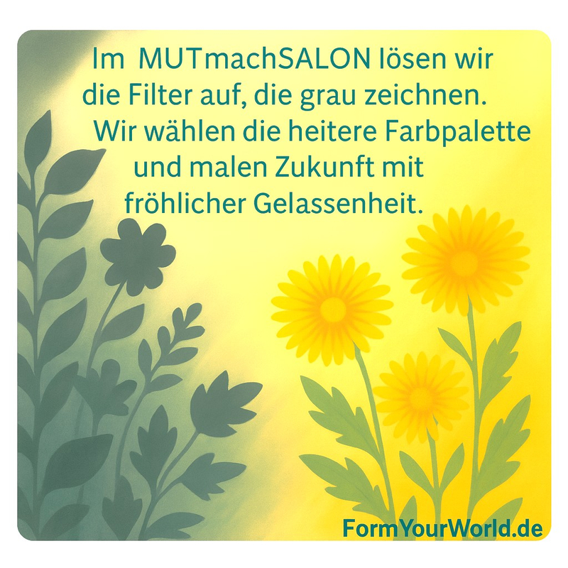 Welche Botschaft soll der MUTmachSALON vermitteln?