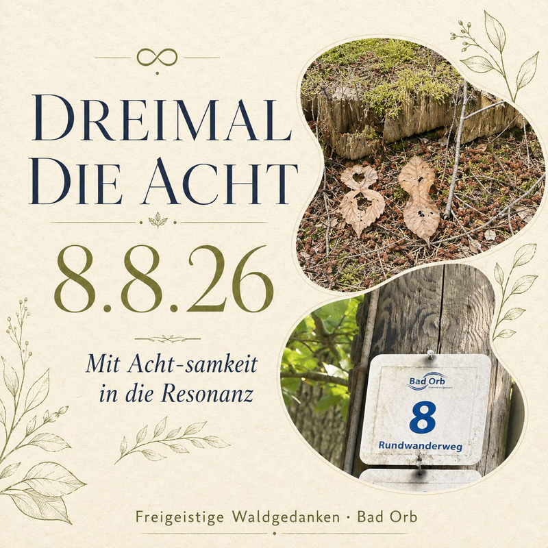 DREIMAL DIE ACHT